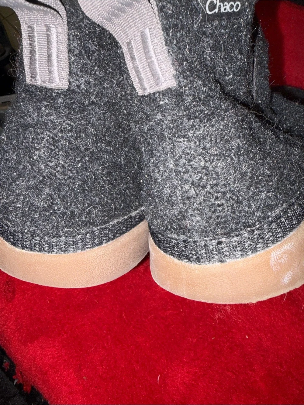 Chaco Charcoal Gray Ankle Booties